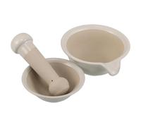 Zerodeko 1 ensemble de broyeur d'aliments pour bébé : bol et bâtonnet pour purée d'aliments pour bébé - bol de broyage en céramique pour l'alimentation des tout-petits - machine à