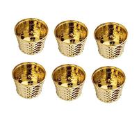Zerodeko 1 Jeu Support De Sapin De Noël Mini Sapin De Noel Décor Soutien d'arbre De Noël Support d'arbre De Noël Sapin De Noel Pliable Porte-Sapin De Noël Golden Plastique 6 Pièces