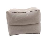 Zerodeko 1 Jeu tapis gonflable couverture air corps pochette rangement pochette de rangement lits pour enfants oreiller repose-jambes pour avion Oreiller repose-pieds flocage pvc Light Grey