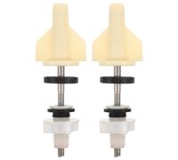 Zerodeko 1 paire de boulons de fixation pour abattant de WC et réservoir de WC - Écrous de blocage métalliques extra longs avec joints - Remplacement pour l'entretien de votre salle de bain -