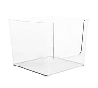 Zerodeko 1 PC Boîte De Rangement Vêtements Dossier Bureau Clair Bacs De Rangement Pour Les Vêtements Étagère À Livres De Bureau Paniers En Plastique Transparent Livre Organisateur Pour