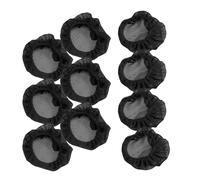 Zerodeko 10 Filets à Cheveux Noirs pour Chignons de Danse Classique en Tissu Respirant, Accessoires Coiffure Fille pour Garder Cheveux Organisés Lors des Répétitions de Ballet