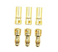 Zerodeko 10 Paires Connecteurs Banane Plaqués Or et Femelle pour Batterie Drone Rc Moteur Esc Câble Diy Aéronef