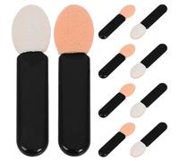 Zerodeko 10 Pcs Applicateurs de Fard à Paupières Mini Pinceaux Estompeurs en Éponge Douce pour Application Précise Maquillage Femmes Retouches en Déplacement