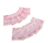 Zerodeko 10 Pcs de Notes Autocollantes Roses Créatives en Papier Grosse Capacité, Faciles à Utiliser et Écriture Lisse, pour Bureau et Organisation