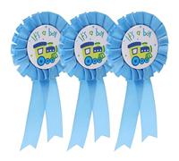 Zerodeko 10 Pièces Badges de Fête de Naissance en Fer-Blanc | Accessoires pour Annonce du Genre, Style Délicat, Tissu et Métal, Lot Décoratif pour Séance et Célébration