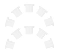 Zerodeko 10 Pièces Bague de Pivot de Charnière de Réfrigérateur Blanche pour Porte