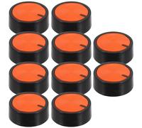 Zerodeko 10 Pièces Bouton de Commande du Thermostat de Chauffage, Bouton de Commande du Thermostat, Plastique, Réglage Précis Température, Installation Simple, pour Chauffage Électrique,