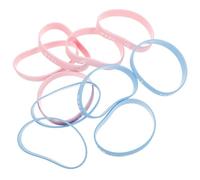Zerodeko 10 pièces Bracelets Silicone Gender Reveal Party Accessoires Décoratifs pour Fête Annonce Fille Garçon Style Unique et Ajusté pour Shower et Jeux