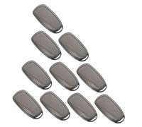 Zerodeko 10 Pièces Coque Clé Voiture Transparente Antidérapante et Résistante à Eau pour Télécommande Chery Protection Intégrale Élégante