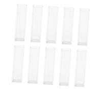 Zerodeko 10 pièces Cuvettes Verre Standard pour Analyse Quantitative Outils de Chimie de Laboratoire Chemin Optique pour Applications Industrielles et Scientifiques