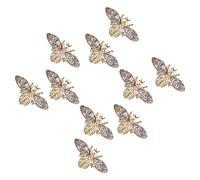Zerodeko 10 pièces Décorations Ongles Abeilles Alliage Nail Art Bijoux Élégants DIY Manucure Accessoires Femmes