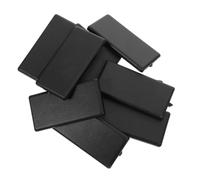 Zerodeko 10 Pièces Embouts de Profilés Aluminium en Plastique Noir 30x60mm, Surface Plane sans Interruption, Résistance la Déformation, Adaptés pour Exposition et Atelier