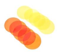 Zerodeko 10 Pièces Film Dichroïque en Pet pour Correction Dynamique des Couleurs Installation Rapide, Filtres Anti-lumière pour Éclairage LED en Environnements la Mode Classe