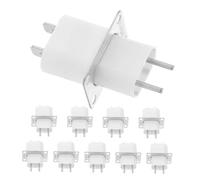 Zerodeko 10 Pièces Lot Prises Magnétron pour Micro Ondes avec Condensateur Traversant Socket Filament Sécurisé Remplacement pour Réparation Four Électronique