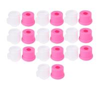 Zerodeko 10 pièces Manucure Soak Off Caps Nail Polish Removers Nail Removing Covers Réutilisables Confortables PP pour Dissolvant Ongles