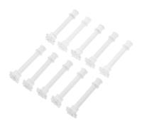 Zerodeko 10 Pièces Mini Colonne Romaine Vintage Blanche en ABS | Piliers Décoratifs, Style Européen Ancien, Usage Gâteau et Table, Display Éducatif, Modèle Miniature
