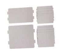 Zerodeko 10 Pièces Plaque Mica pour Micro Ondes Résistante à Haute Température Isolante Électriquement pour Réparation Remplacement de Couvercle de Micro Ondes