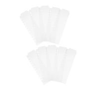 Zerodeko 10 Pièces Séparateurs en Plastique pour Classeur Mini avec Onglets Repositionnables, Organisation Portable et Marque-pages Écrits pour Bureau et Planificateur