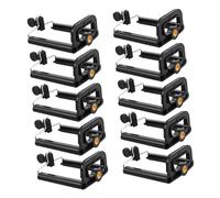 Zerodeko 10 pièces Support Téléphone U-clamp pour Selfie Stick Léger et Portable Compatible Universellement avec Trépieds et Télécommandes Maintien Sécurisé pour Activités Extérieur Lot