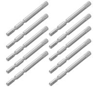 Zerodeko 10 pièces Transmission Insert Shaft Iron Shaft Music Box Movement Parts for Precision Eight Tone Music Box Accessories Compatible with Turntable and Speakers