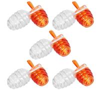 Zerodeko 10 Pièces Tube de Gloss à Lèvres Vide en Nid D'abeille 5ml Abs Pratique et Étanche pour DIY et Usage Quotidien