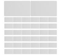 Zerodeko 100 Pièces Cartes Vierges Kraft Blanches pour Bloc-notes et Cartes de Mots, Papier Kraft Classique, Adaptées aux Étudiants la Décoration de Table