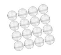 Zerodeko 100 Pièces Coquille De Transparente Boule De Gomme Machine Conteneur De Stockage Boules Vides Remplissables De Panier De Pâques Ballon Vide Plastique