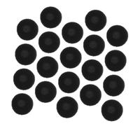 Zerodeko 100 pièces Coussinets de Rechange pour Écouteurs Circulaires Mousse Noirs Housses Souples et Durables Protection Confortable et Résistante pour Oreillettes Lot Pratique pour Usage