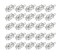 Zerodeko 100 pièces Lot de Pendentifs Alliage Forme Lampe à Kérosène Argenté pour Bracelets Boucles Oreilles et Bijoux DIY Légers et Élégants pour Créations Artisanales