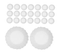 Zerodeko 100 Pièces Lot Papier Parchemin Rond pour Cuisson Basque Doublures Antiadhésives pour Moules à Gâteaux Caissettes Papier pour Mini Muffins et Cheesecake Compatibles Friteuse à Air