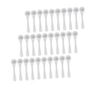 Zerodeko 100 Pièces Mini Cuillères à Mesurer Blanches pour Café Épices Sucre et Sel Cuillères Graduées Multifonctions pour Cuisson et Pâtisserie