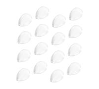 Zerodeko 100 pièces Présentoir Vernis Ongles Perles Transparentes Verre pour Chartes Couleurs Nail Art et Facile à Transporter