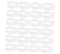 Zerodeko 1000 pièces Oculaires à Usage Unique Coton Pur Masques U-forme Hydratants pour Massage et Soins Du Visage Cache-œil Adulte Confortable et Ultra-fin