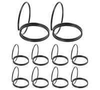 Zerodeko 10pcs Porte-Noms de Table en Métal Noir Clip Facile à Utiliser, Design Élégant et Robuste pour Décoration de Réception et Centre de Table Mariage