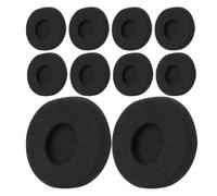 Zerodeko 10pièces Coussinets Mousse pour Écouteurs Remplaçants Ronds Mousse Souple Isolation Phonique et Confort Prolongé pour Appels Musique et Gaming