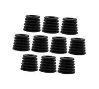 Zerodeko 10pièces Lot Bouchons Bouteille Silicone Réutilisables Bouchons Vin Étanches Conservation Prolongée Pour Bouteilles De Vin Cocktail Et Spiritueux Style Petit