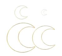 Zerodeko 12 Pièces Anneaux Métalliques Dorés pour Artisanat, Bagues Attrape-rêves en Fer, pour DIY Capteurs de Rêves et Décorations Faites Main