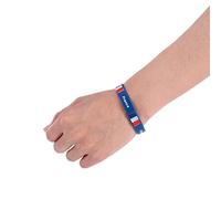 Zerodeko 12 Pièces Bracelet Silicone Drapeau France Bandeau Sport Poignet Souple pour Matchs Internationaux Unique Accessoire Supporter Football