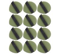 Zerodeko 12 pièces Lot de Houppettes Poudre Double-face Forme de Goutte Eau Coussin Maquillage Réutilisable pour Fond de Teint et Poudre Sèche ou Humide Éponge de Beauté Douce