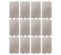 Zerodeko 12 Pièces Plaque Mica Isolante pour Micro Ondes Lot de Protection Haute Température et Accessoire de Remplacement pour Four à Micro Ondes
