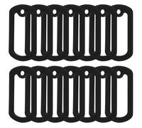 Zerodeko 12pièces Silencieux pour Dog Tag Silicone Protection Anti-Bruit pour Plaque Identification Militaire Chien et Chiot Accessoires Collier