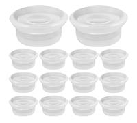Zerodeko 15 Pièces Joint Cocotte Silicone pour Autocuiseur Joints de Remplacement pour Valve de Flotteur Accessoires pour Autocuiseurs Électriques et Cocottes à Induction Étanchéité Rapide