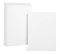 Zerodeko 150 Pièces Papier Cartonné Blanc A5 Épais pour Projets Professionnels et Aquarelle, Format Portable en Papier Garçon et Filles et Adultes