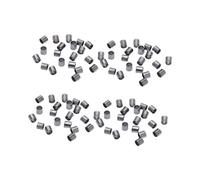 Zerodeko 1500 pièces Perles Tubulaires Cuivre Noir pour Fabrication Bijoux DIY Accessoires Créatifs Durables pour Bracelets Colliers