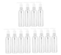 Zerodeko 18 Pcs Distributeur De pour Les Mains Conteneurs De Maquillage Bouteilles De Shampoing Pompe Conteneur De Lotion De Voyage sous-Bouteille Transparente pour Pompe De Presse