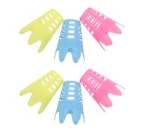 Zerodeko 18 Pcs Golf Simulator Tees Pack Reusable Plastic Golf Tees with Noise Reduction and Precision Feedback Indoor Outdoor Training Ball Holder for Driving Range and Practice