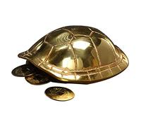 Zerodeko 1ensemble Décoration Cuivre Coquille De Tortue Et Chinoises pour Divination Feng Shui Accessoire Vintage pour Maison Et Bureau