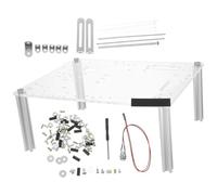 Zerodeko 1ensemble Support Boîtier PC Ouvert Transparent pour Carte Mère Matx avec Base Stable et Cadre Résistant et Facile à Installer pour Enthousiastes et Professionnels