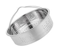 Zerodeko 1pièce Panier Vapeur Inox avec Poignées Support de Cuisson Portable Résistant Chaleur pour Légumes Viandes et Dim Sum Compatible Cuiseur Vapeur et Batterie de Cuisine